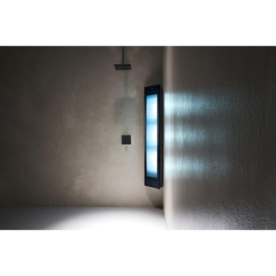 Sunshower Combi Black Appareil encastrable UV et infrarouge 29x144x22,8cm corps entier 2000 watts noir/aluminium