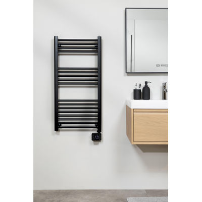 Eurom Sani-Towel elektrische handdoekradiator - 110x50cm - 800watt - WiFi - mat zwart