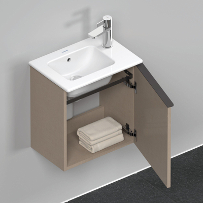 Duravit D-neo Meuble sous vasque 41x27.4x44cm 1 porte Lin mat