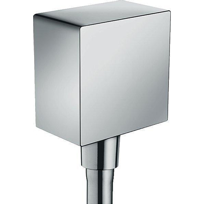 Hansgrohe Fixfit Square Coude mural avec clapet chrome