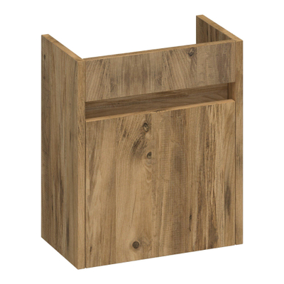 BRAUER Adore fonteinonderkast - 40x45x22cm - met 1 deur greeploos rechtsdraaiend Chateau