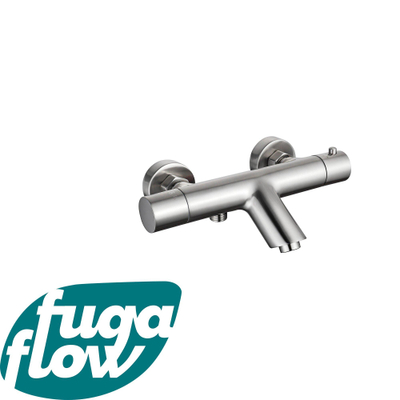FugaFlow Eccelente Sobrado Badkamer Thermostatische Badkraan - geborsteld RVS PVD