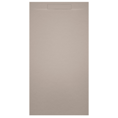 Riho Isola douchebak - 180x90x3cm - rechthoek - composietmarmer - mat pebble grey (beige)