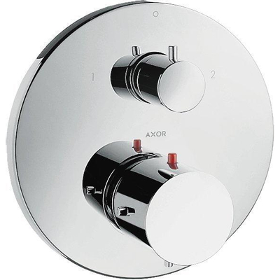 AXOR Starck jeu de finition pour mitigeur thermostatique encastré avec robinet d'arrêt avec inverseur