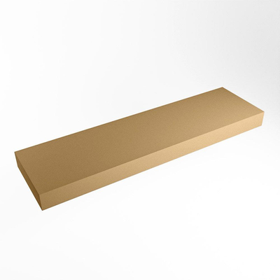 Mondiaz TOP 46 Plan sous vasque - 170x46x12cm - suspendu - solid surface - Oro