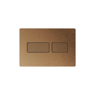 Tece Tecesolid bedieningsplaat - 22x15cm - duospoeltechniek - geborsteld brons