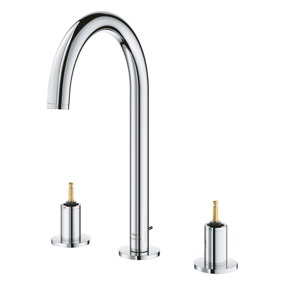 Grohe Atrio private collection wastafelkraan - L-size - 3gats - opbouw - chroom