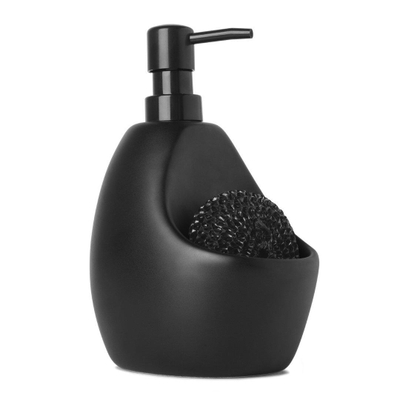 Umbra Joey zeepdispenser 10x13x20cm Keramiek Zwart SHOWROOMMODEL