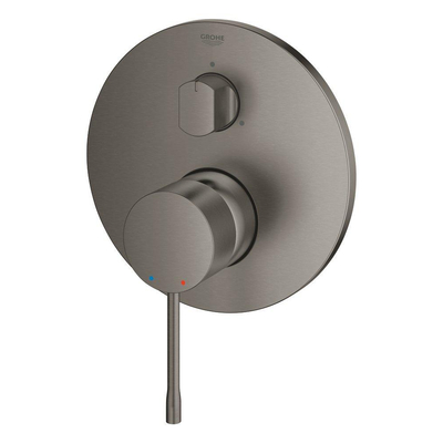 Grohe Essence New Douchekraan Inbouw - 2 knoppen - mengkraan - brushed hard graphite (antraciet)