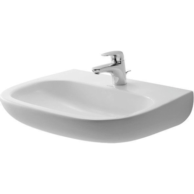 Duravit D Code Med lavabo 55x43cm avec trou de robinet sans trop-plein blanc