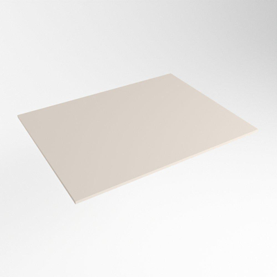 Mondiaz TOP 46 Topblad - 40x46x0.9cm - geschikt voor afdekplaat - Solid surface - Linen