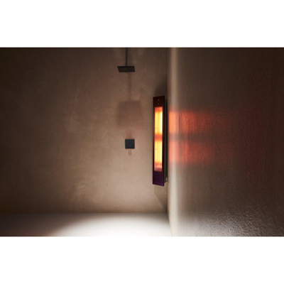 Sunshower Solo Black appareil infrarouge en saillie 20x125x18cm corps entier 1500watt noir/aluminium