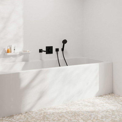 Hansgrohe DuoTurn E Inbouw mengkraan - voor 2 functies - mat zwart