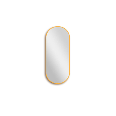 Saniclass Retro Line 2.0 spiegel ovaal 90x38cm frame mat goud