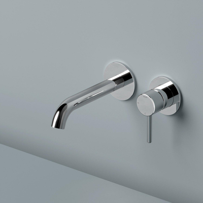 Hotbath BUDDY Partie de finition pour Lavabo encastrable - 18cm - - Chrome