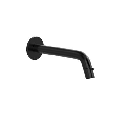 Hotbath Buddy Fonteinkraan - uitloop 18.6cm - inbouw - inkortbaar Geborsteld zwart PVD