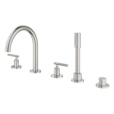 Grohe Atrio private collection badrandmengkraan - opbouw - supersteel