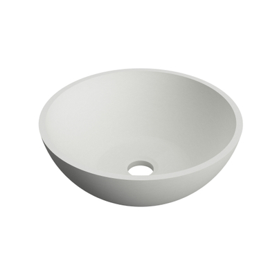 Arcqua Prince opbouw waskom rond 38 glans wit