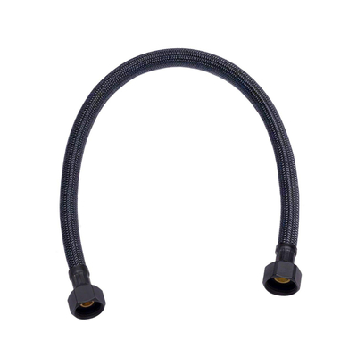 Clou InBe Raccord tuyau PVC 40cm Nylon filetage intérieur 3/8" noir