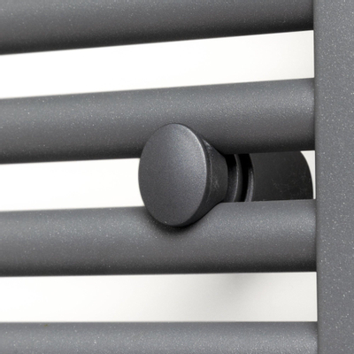 Rosani Exclusive line 2.0 radiator 40x140cm 520watt recht middenaansluiting structuur grijs metallic