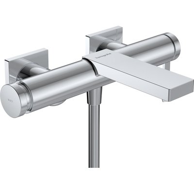 Hansgrohe Tecturis E Eengreeps badmengkraan - opbouw - hoogglans chroom