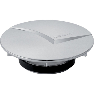 Geberit rosette de recouvrement pour bonde de receveur de douche 150125 chrome structuré