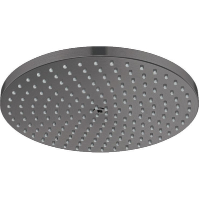 Hansgrohe Raindance S hoofddouche - 24cm - powderrain - ecosmart - brushed black chrome (zwart)