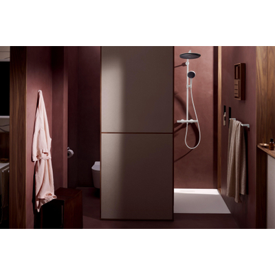 Hansgrohe Raindance alive showerpipe - 300 1 jet Ecostat Element mat wit