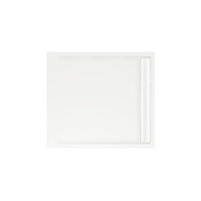 Xenz Easy Tray douchevloer - 100x90x5cm - acryl - zonder gootcover - wit