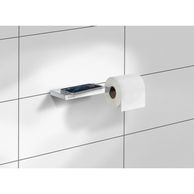 Smedbo Outline Porte-papier toilette - suspendre - laiton massif - Chrome