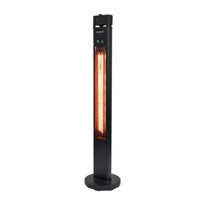 Eurom Terrasverwarming Q-Tower 2000 RCD 20m2 2000watt Zwart