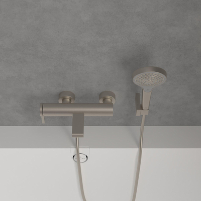Villeroy & Boch Dawn Robinet de baignoire monocommande - mélangeur - Nickel brossé mat (inox)