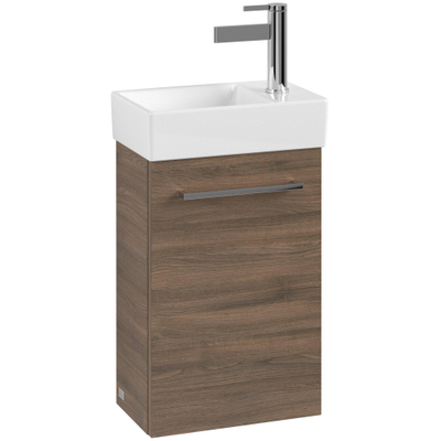 Villeroy & Boch Avento meuble bas pour lavabo - 1 porte 34x51,4x20,2cm - charnières à gauche chêne arizona