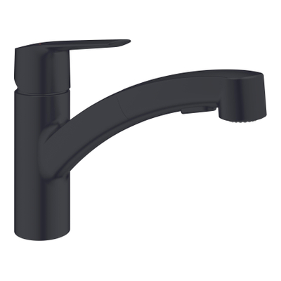 Grohe Start Keukenkraan - laag - zwart mat