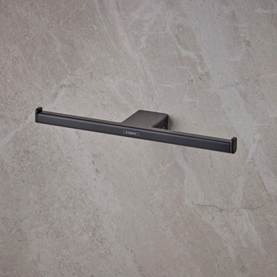 Hansgrohe AddStoris Q closetrolhouder dubbel - mat zwart