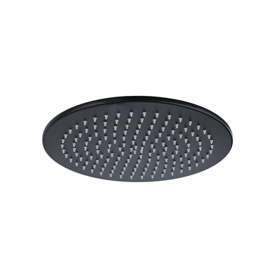 FugaFlow Eccelente Acces Hoofddouche - 30cm - rond - plafondarm 20cm - zwart mat