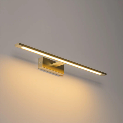 QAZQA Jerre wandlamp - 62x13.5x5.5cm - incl. LED - IP44 - messing (goud) TWEEDEKANS