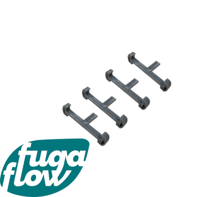 FugaFlow Eccelente Anta pinces pour grille de caniveau de douche 1a carreler (lot de 4 pièces)