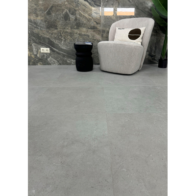 Cifre Ceramica Luxury Carrelage sol et mural - 60x120cm - aspect pierre naturelle - Nature poli (gris)