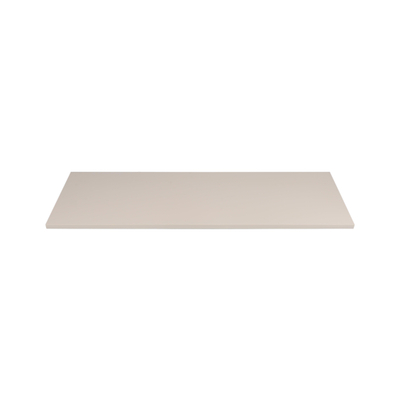 Saniclass Torino Plan vasque - 140.5x46x2.5cm - solid surface - blanc cassé