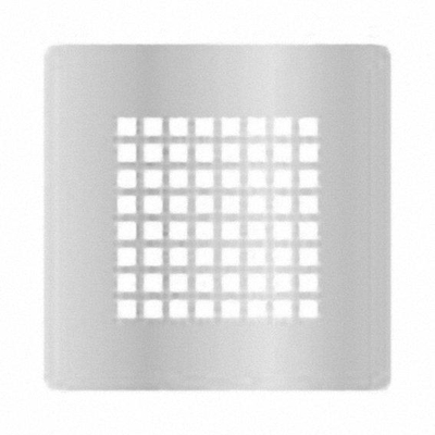 Xenz Soft bonde de receveur de douche avec couvercle carré blanc mat