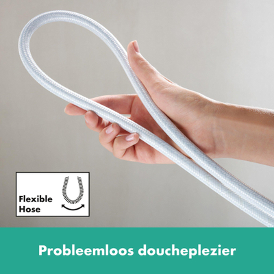 Hansgrohe Designflex Textiel - doucheslang - 160cm - wit