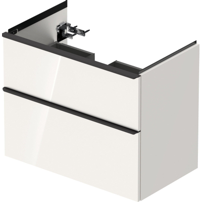 Duravit D-neo Meuble sous vasque 78.4x45.2x62.5cm 2 tiroirs Blanc haute brillance