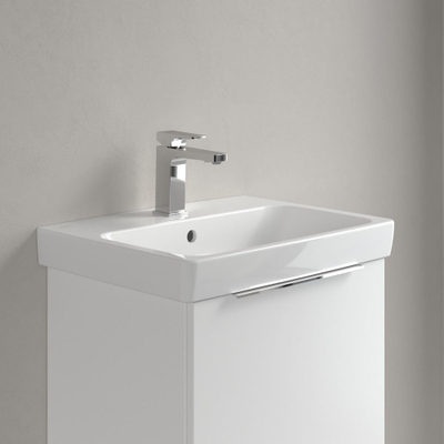 Villeroy & Boch Architectura wastafel - 55x42cm - met 1 kraangat - met overloop CeramicPlus - White Alpine (glans wit)