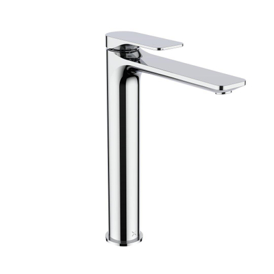 Crosswater Fuse Wastafelkraan - hoog - met klikwaste - hoogglans chroom