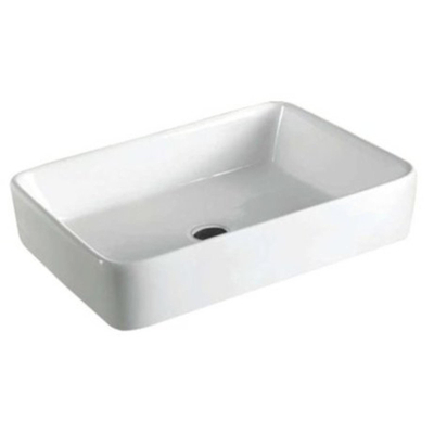 Best Design Class lavabo 61x41x11cm sans trou de robinetterie porcelaine