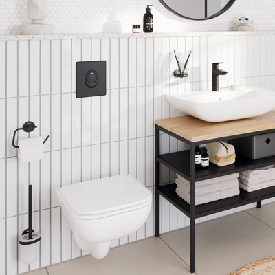 GROHE Start porte-papier toilette - sans abattant - noir mat