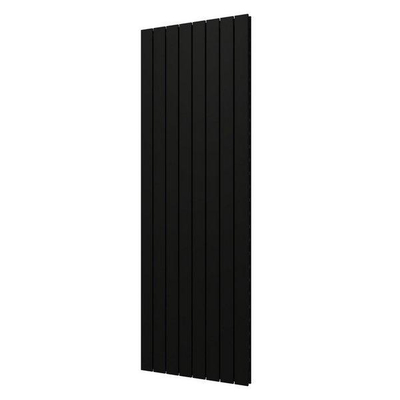 Plieger Cavallino Retto Radiateur vertical double 180xx60.2cm raccord au centre 1549W Noir mat