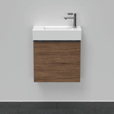 Duravit D-neo Meuble sous vasque 48.4x22.2x44cm 1 porte Noyer foncé mat