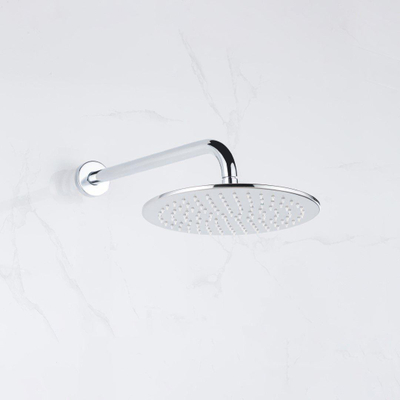 FugaFlow Eccelente Acces Douche de tête - 25cm - ronde - bras mural 35cm - chrome